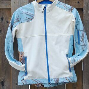 Yukon Gear Mossy Oak Jacket Mo Sky & Vaporous Blue Women's Size Small Hunting